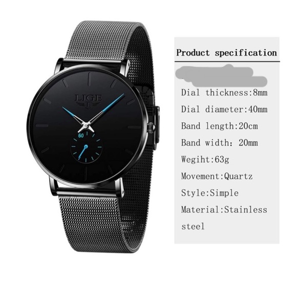 Waterproof Stainless Steel Wrist Watch - Picture 9 of 9